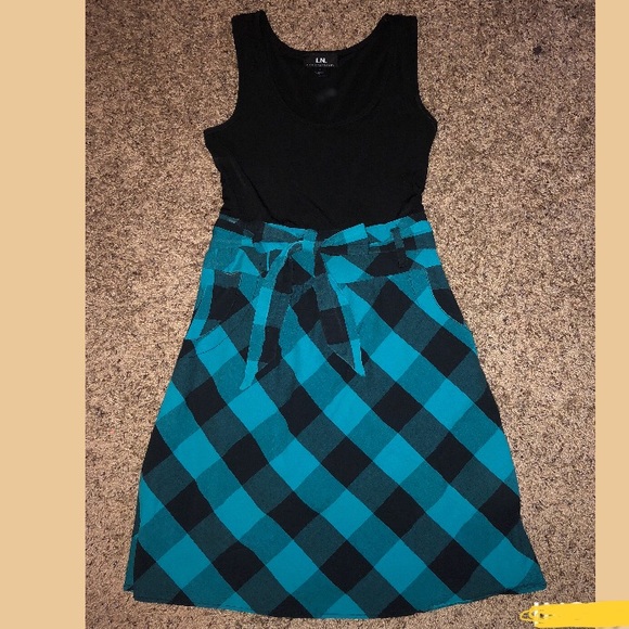 I.N. San Francisco Tank Dress w/tie - Size 3 - Picture 2 of 6